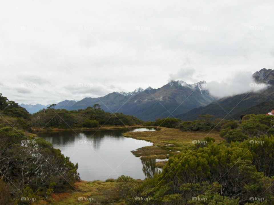 new zealand sky nature mountain by Amy