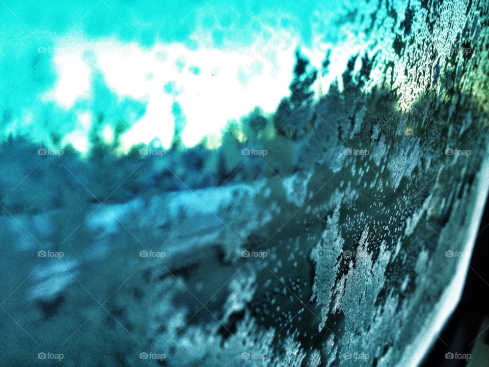 ice window frost blur by JonasPhoto