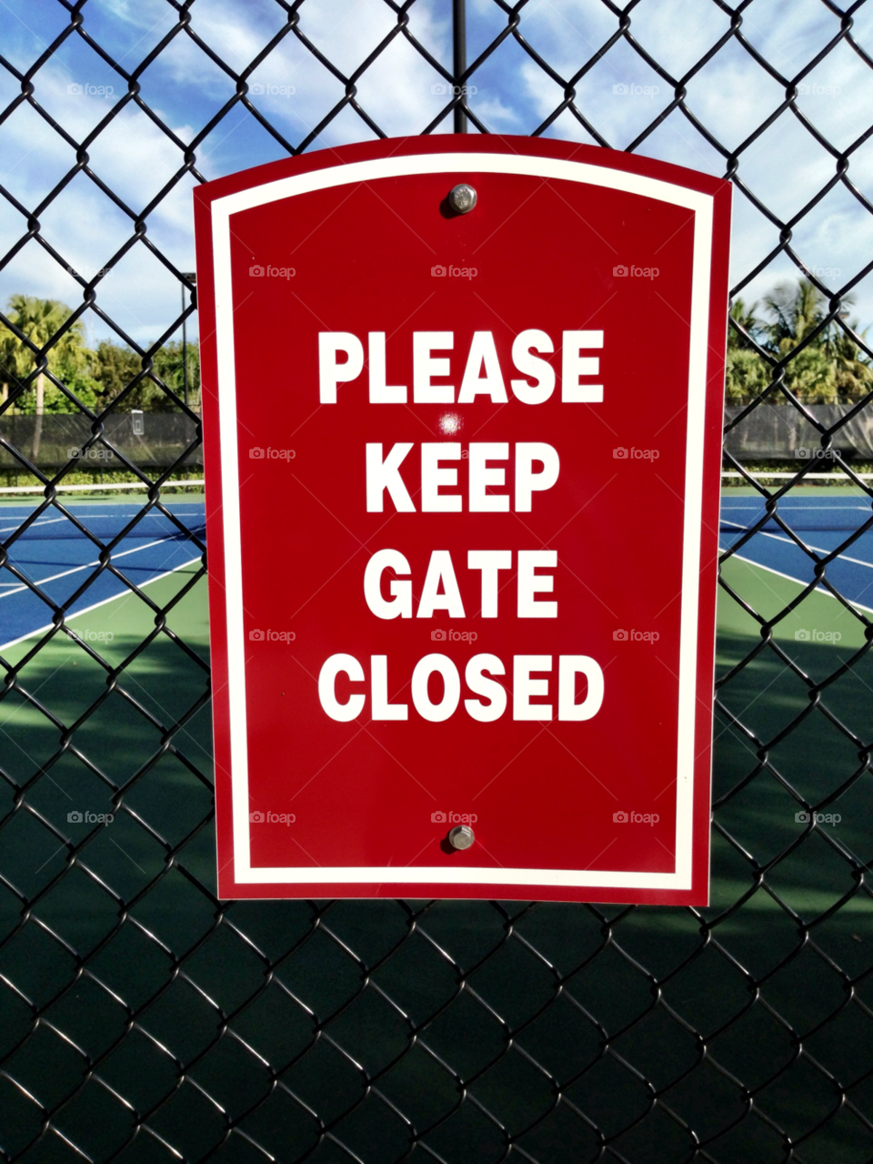 sport sign fence door by jmsilva59