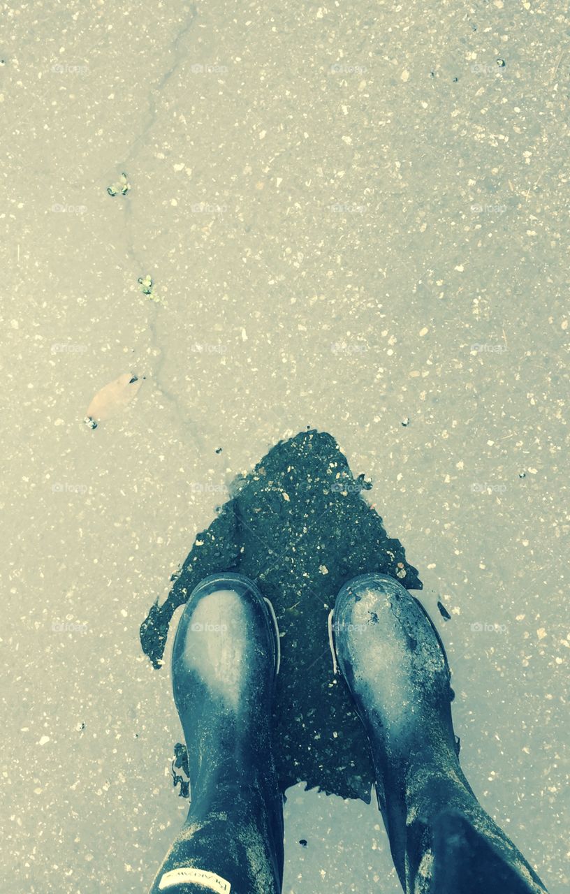Step in the rain