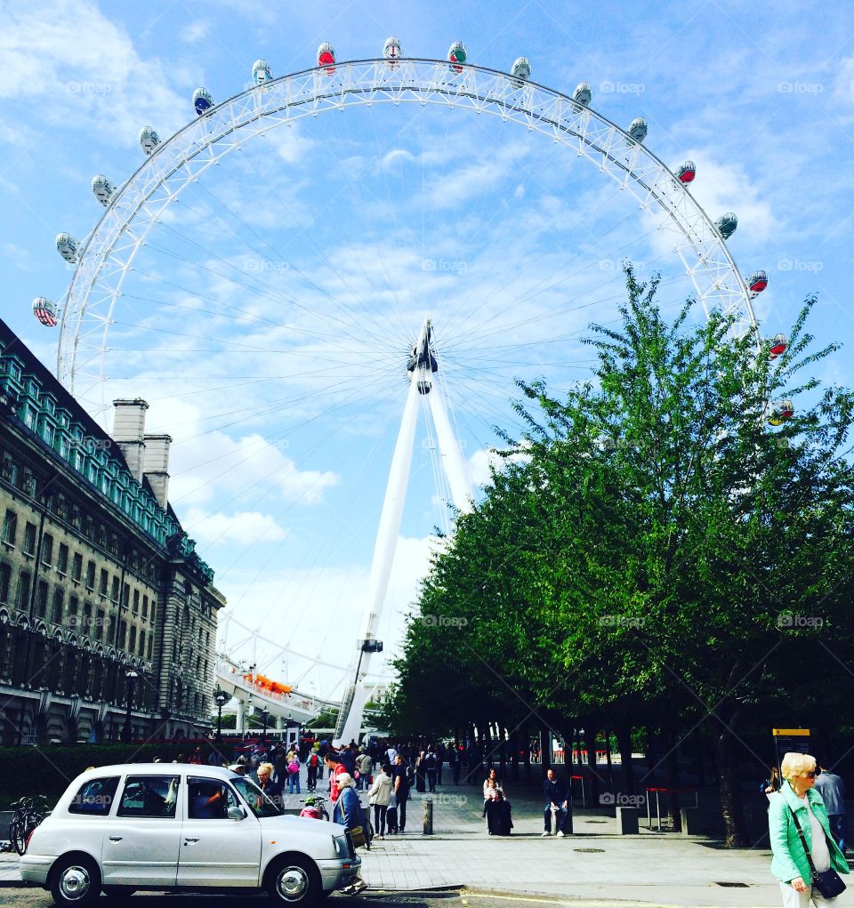 London Eye - England . This was taken while visiting Lodon, on Sept 2015.