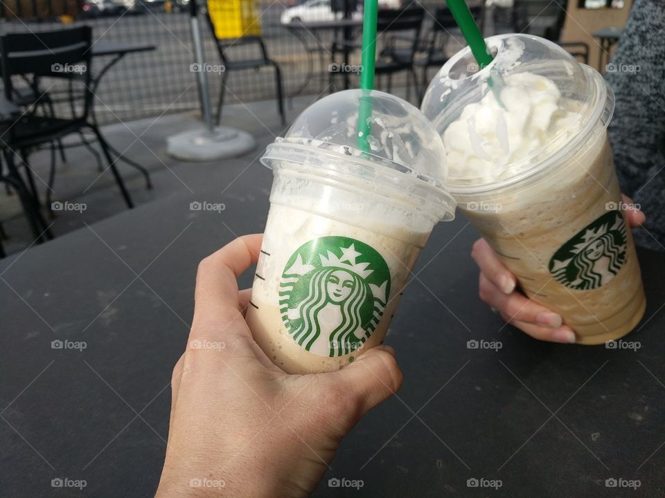 Starbucks together