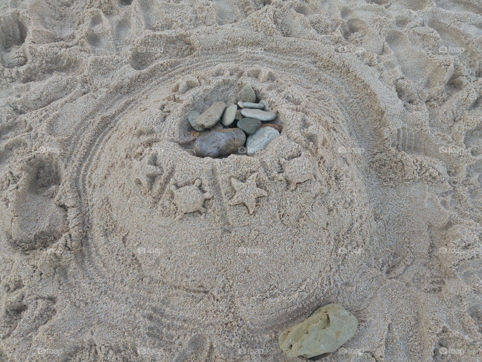 building in the sand