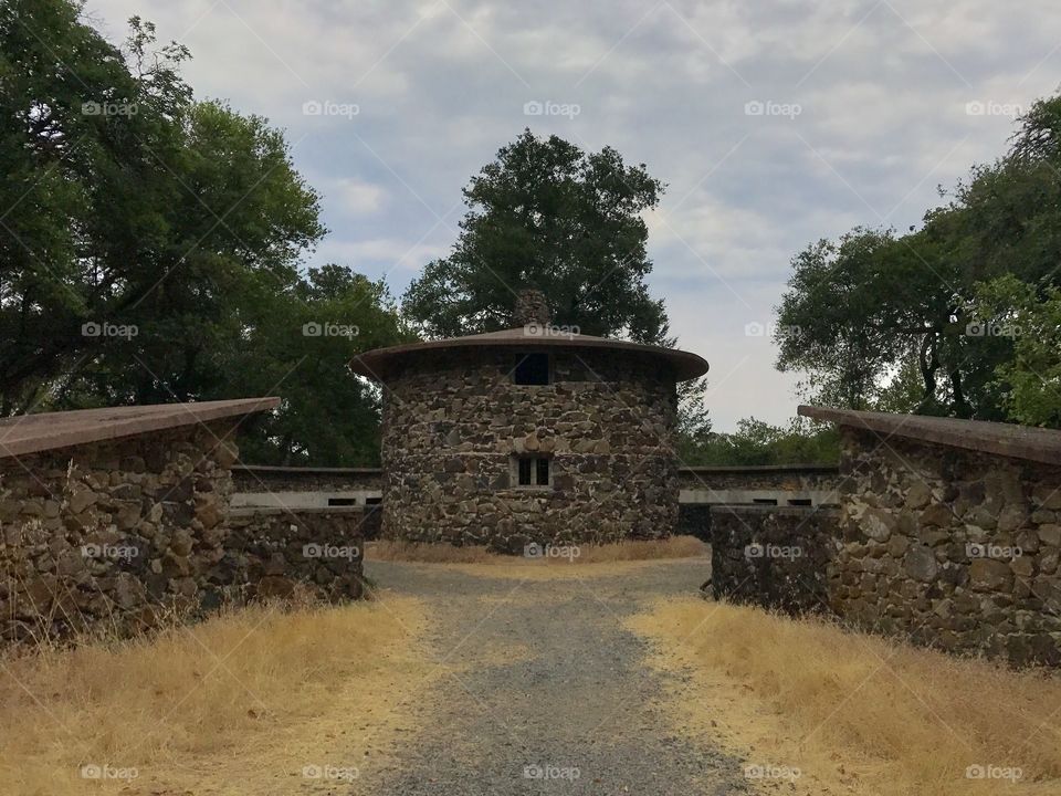 Pig palace at Jack London park in Sonoma 