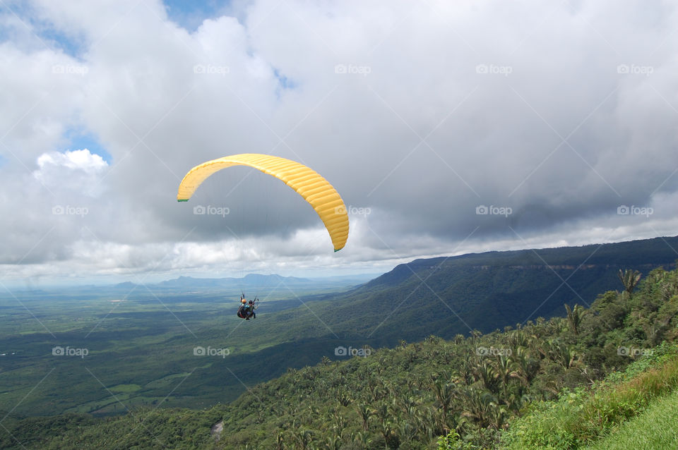 Paragliding in Brazil 