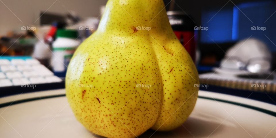 It's a pear