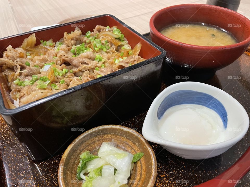 Gyu Jyu japanese meal set 
