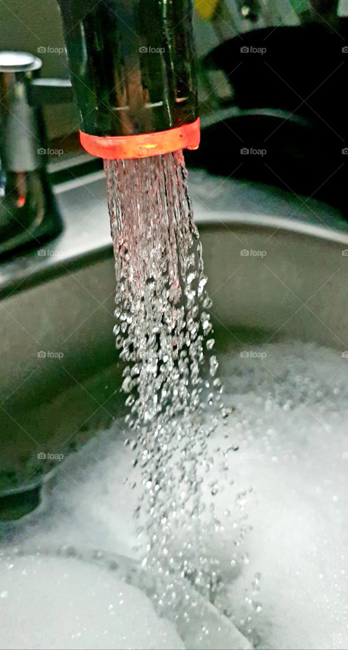 hot water