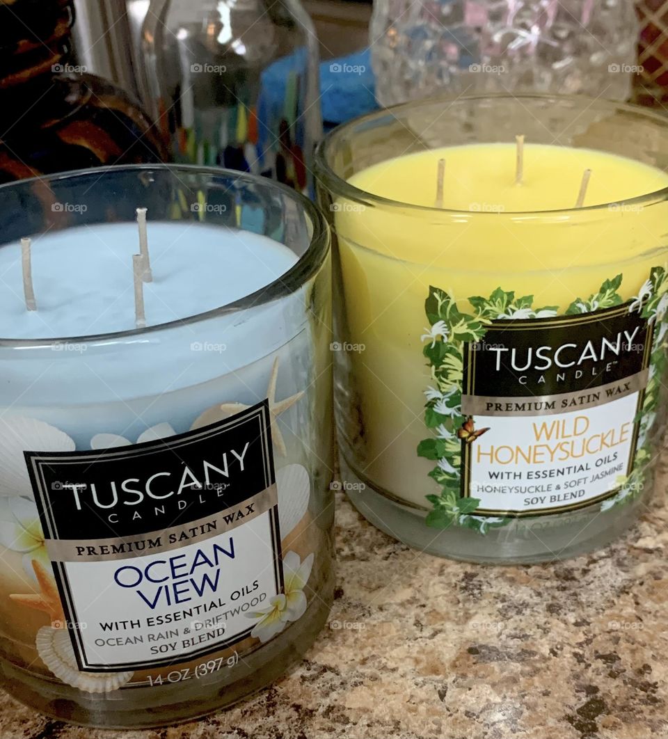 Scented candles 