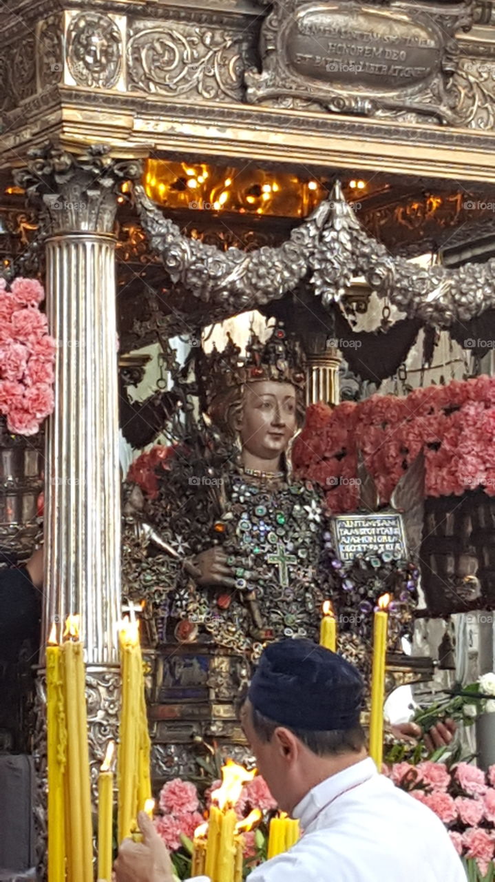 Sant'Agata patrona di Catania (Sicily)