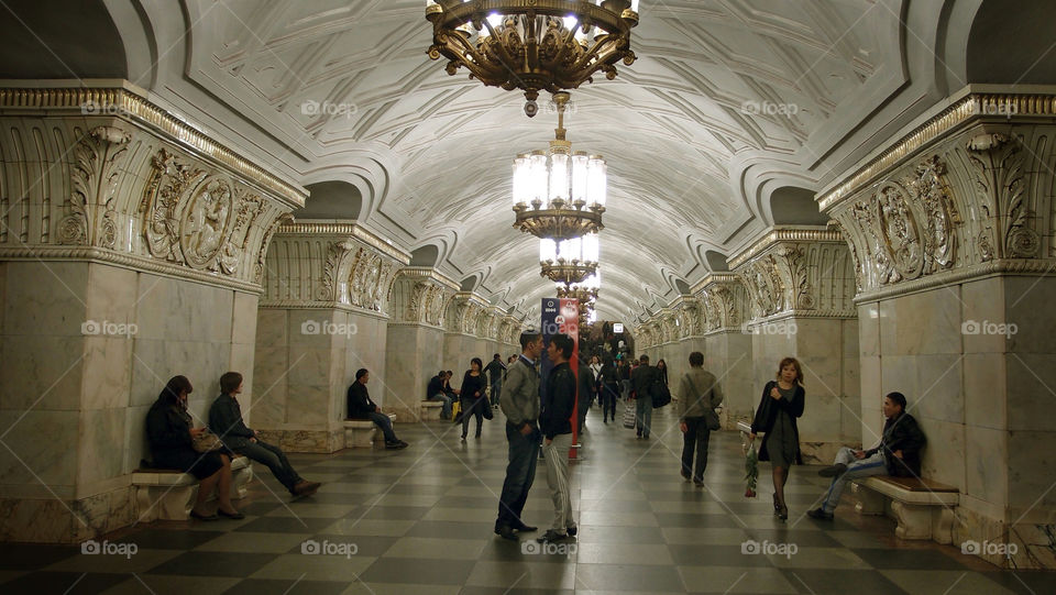 column friends metro meeting by lenusik