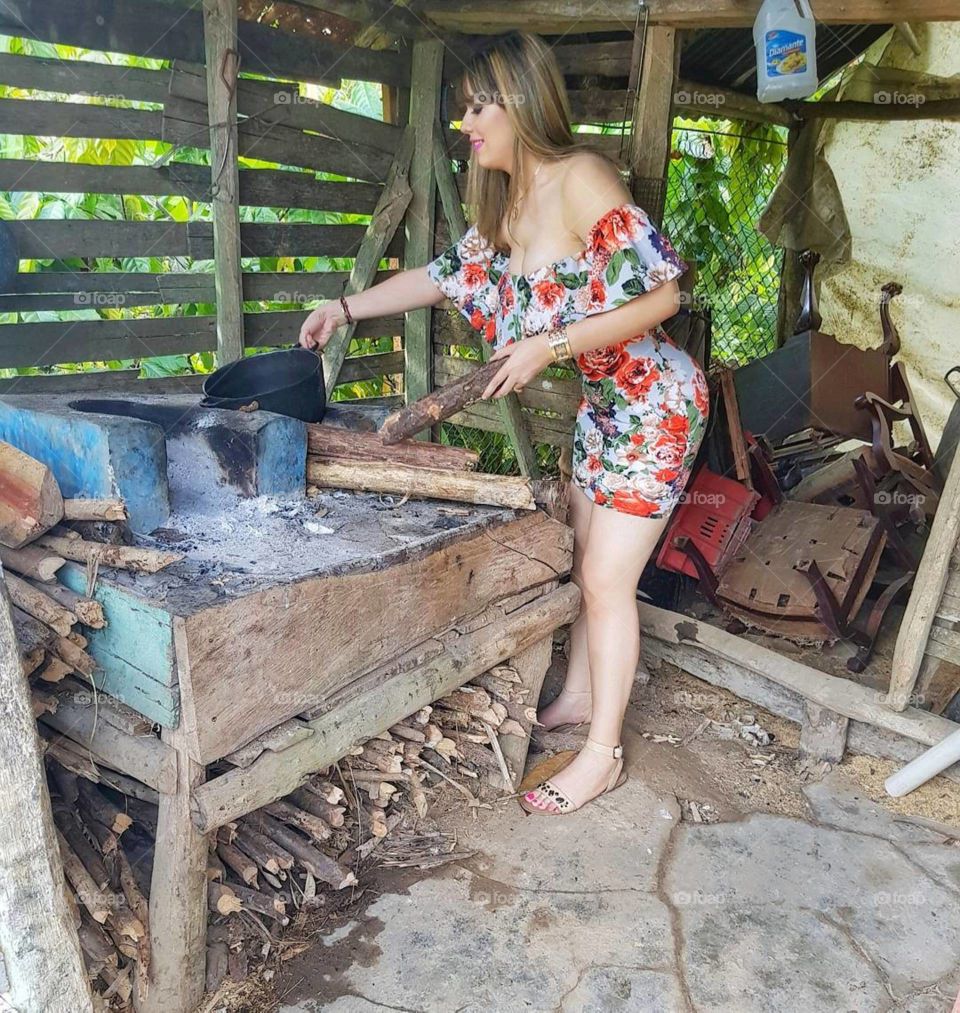 voy a cocinar en el fogón