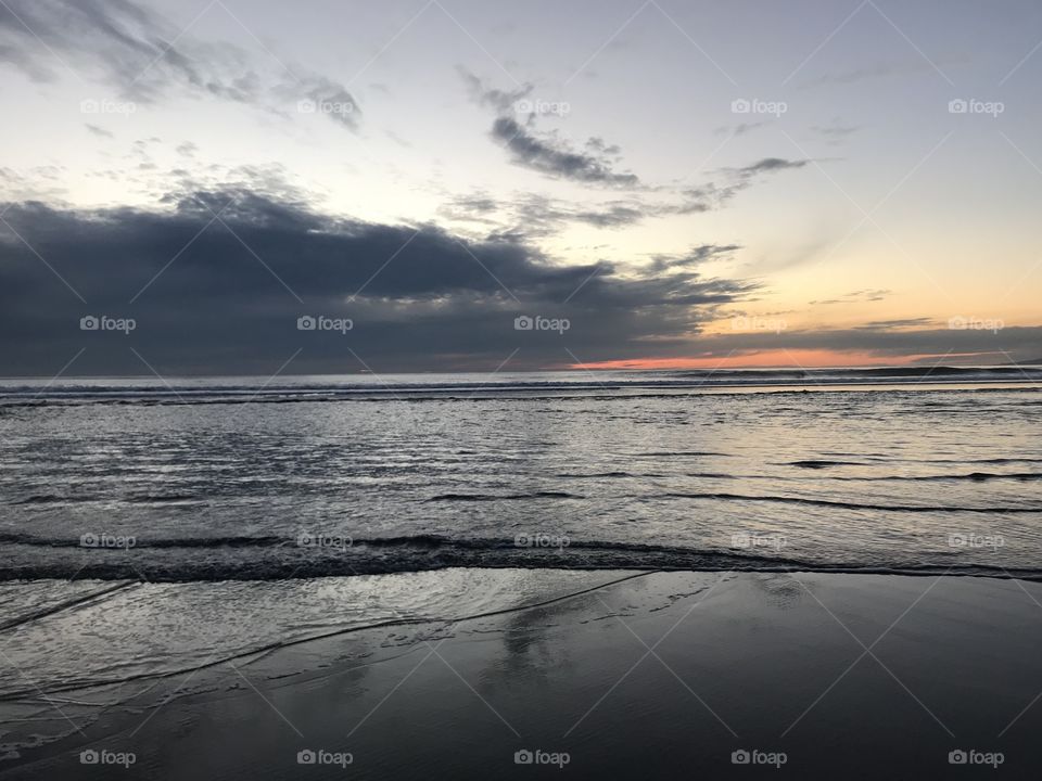Ocean Beach California at sunset