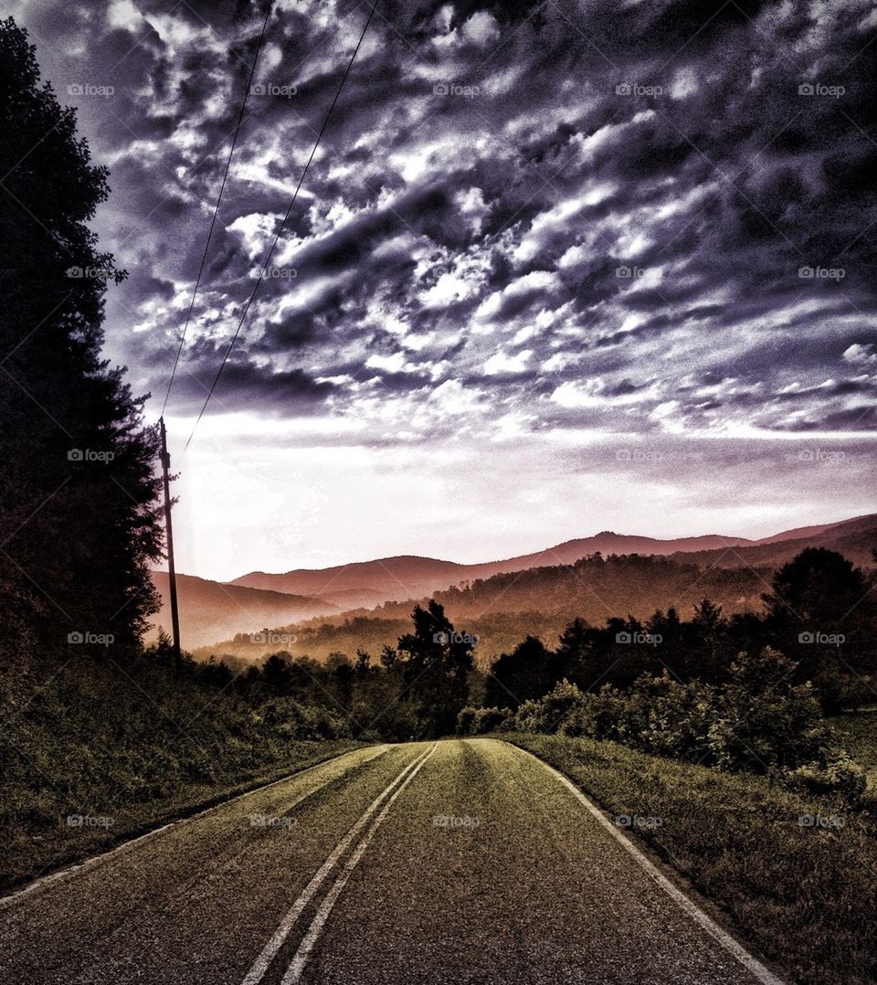 A Country Road in Western NC