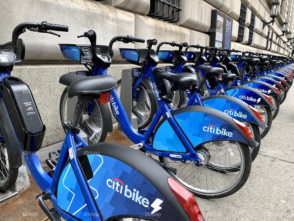 Citi bike in New York City 