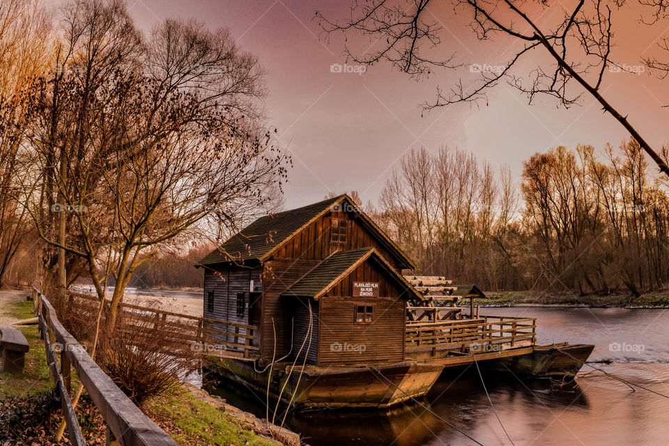 Mill on river Mura
