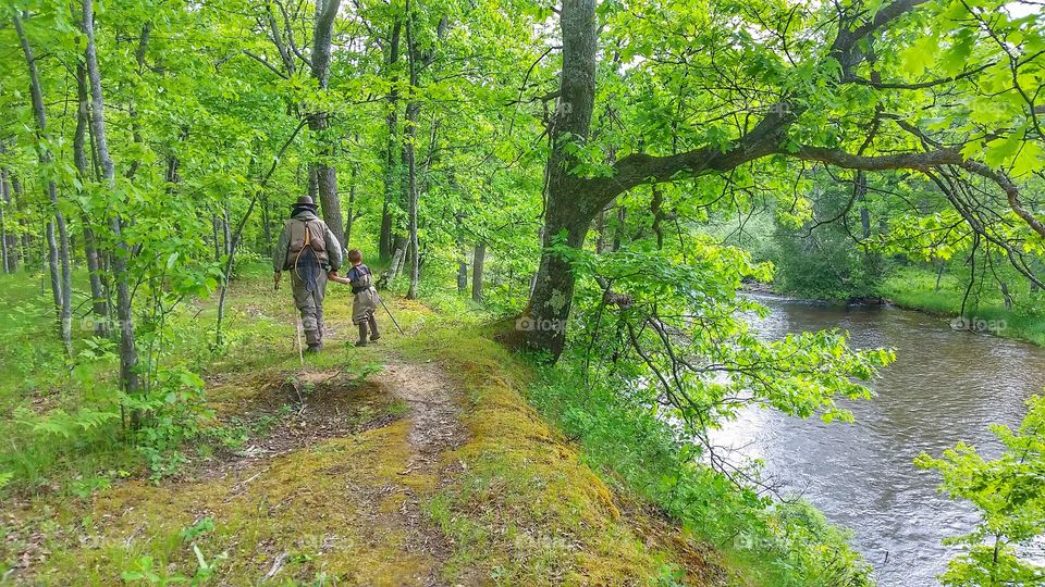 going fishing with grandpa