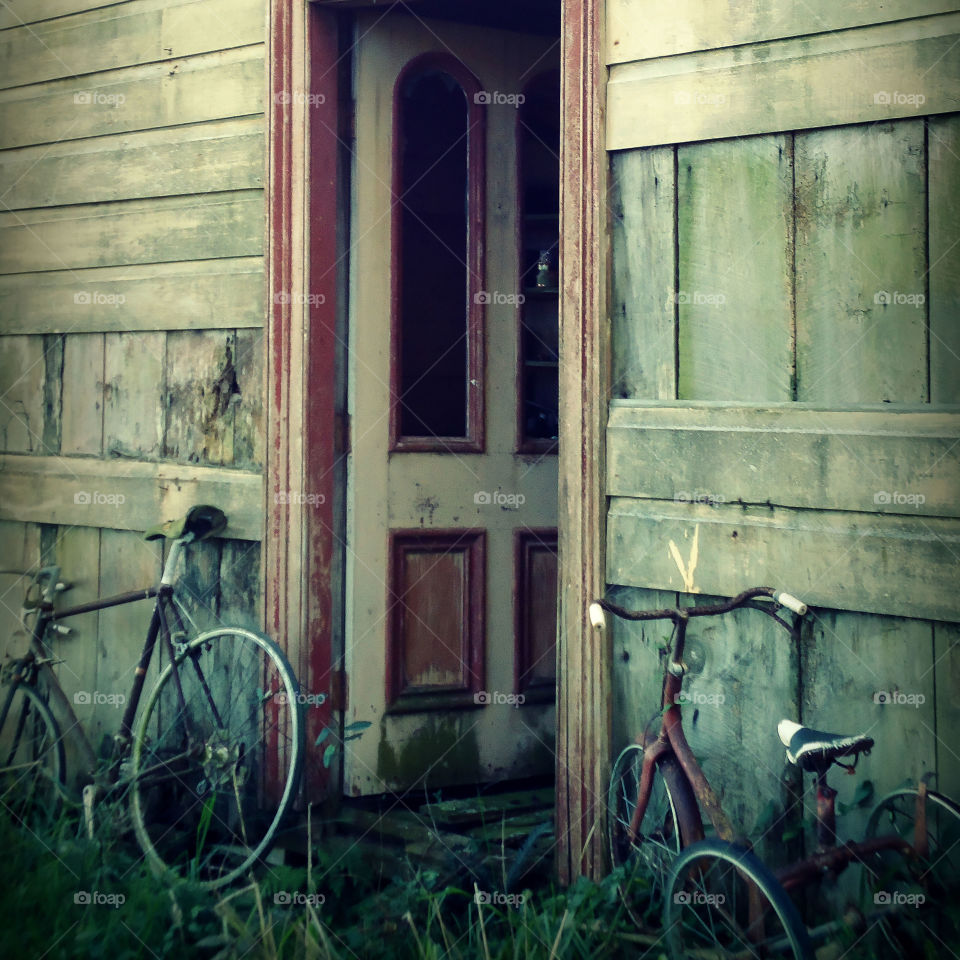 Old Door and Bikes