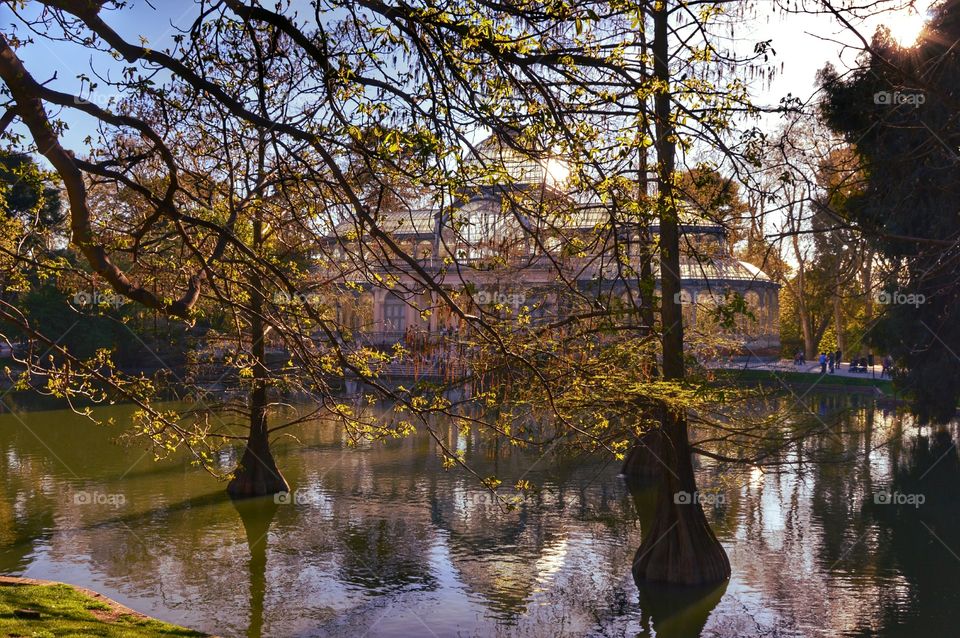 Crystal Palace, Retiro Park. Crystal Palace at Buen Retiro Park, Madrid