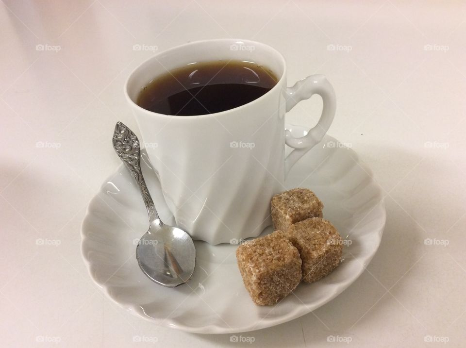 Coffee and sugar