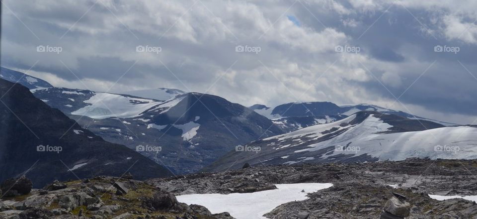 nature norwegian mountain by sommerfugl