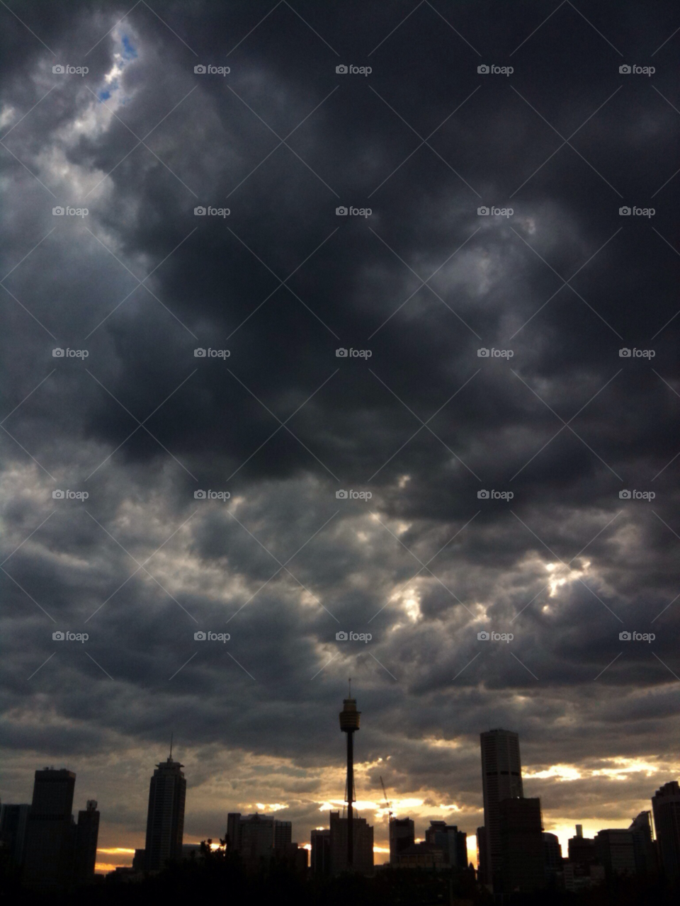 clouds angry australia sydney by DanXSmith