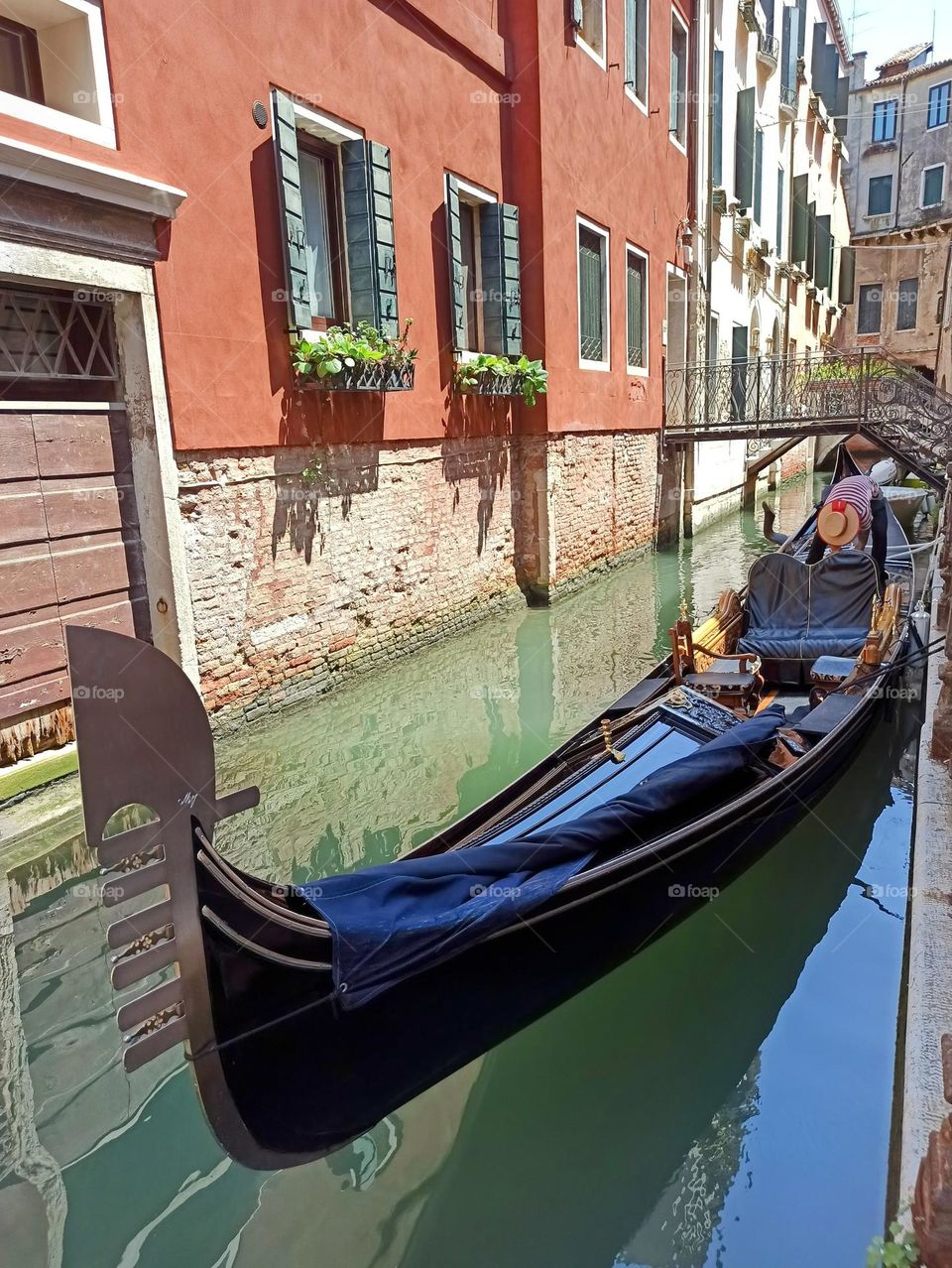 Venice, Gondolas, gondoliers, summer,