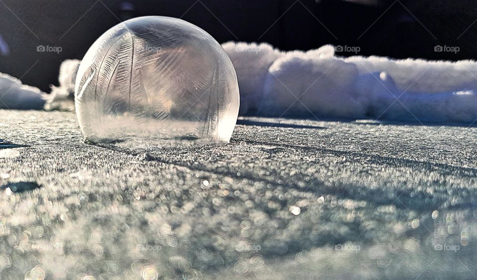 frozen iceball