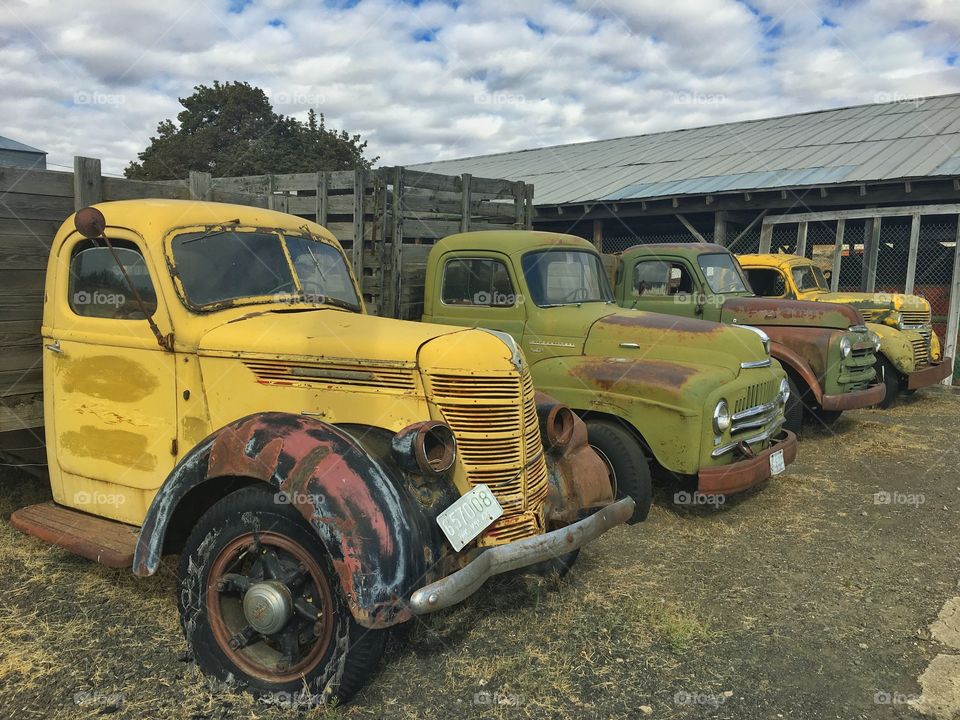 Old Abandoned Vintage Trucks