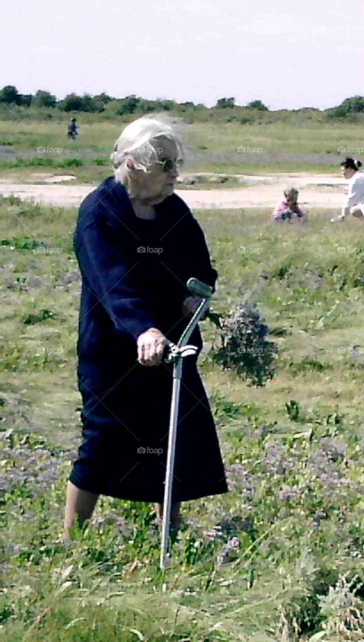 grandma enjoying the country