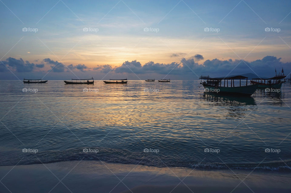 Sunrise on Koh Rong, Cambodia