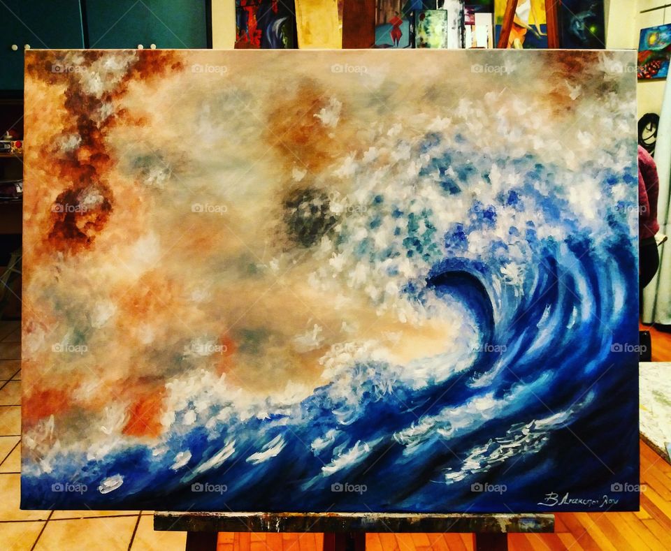 My painting-sea