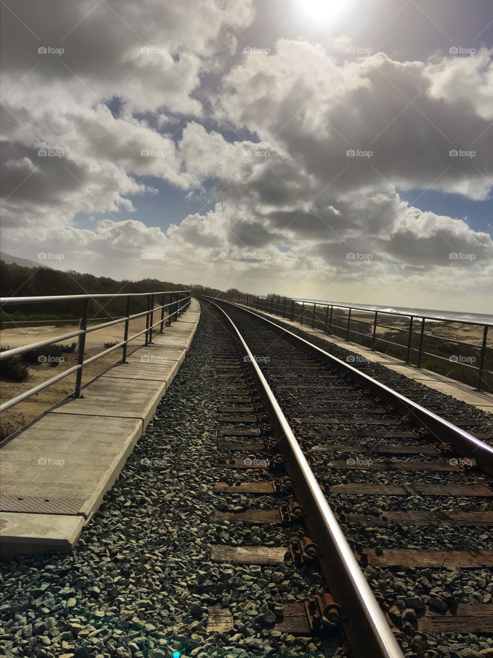 Train tracks Trestles Beach