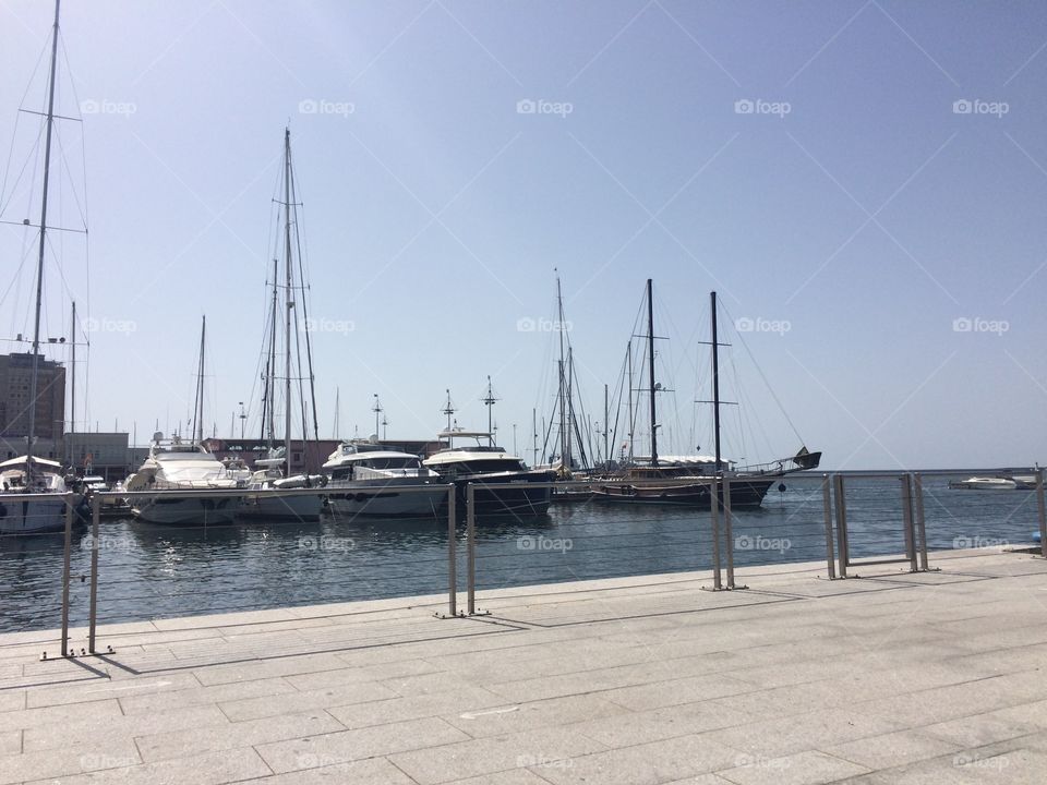 Cagliari marina, Sardinia . Cagliari marina, Sardinia 