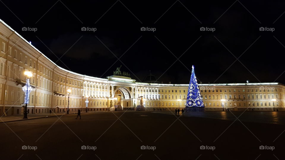 night Saint Petersburg