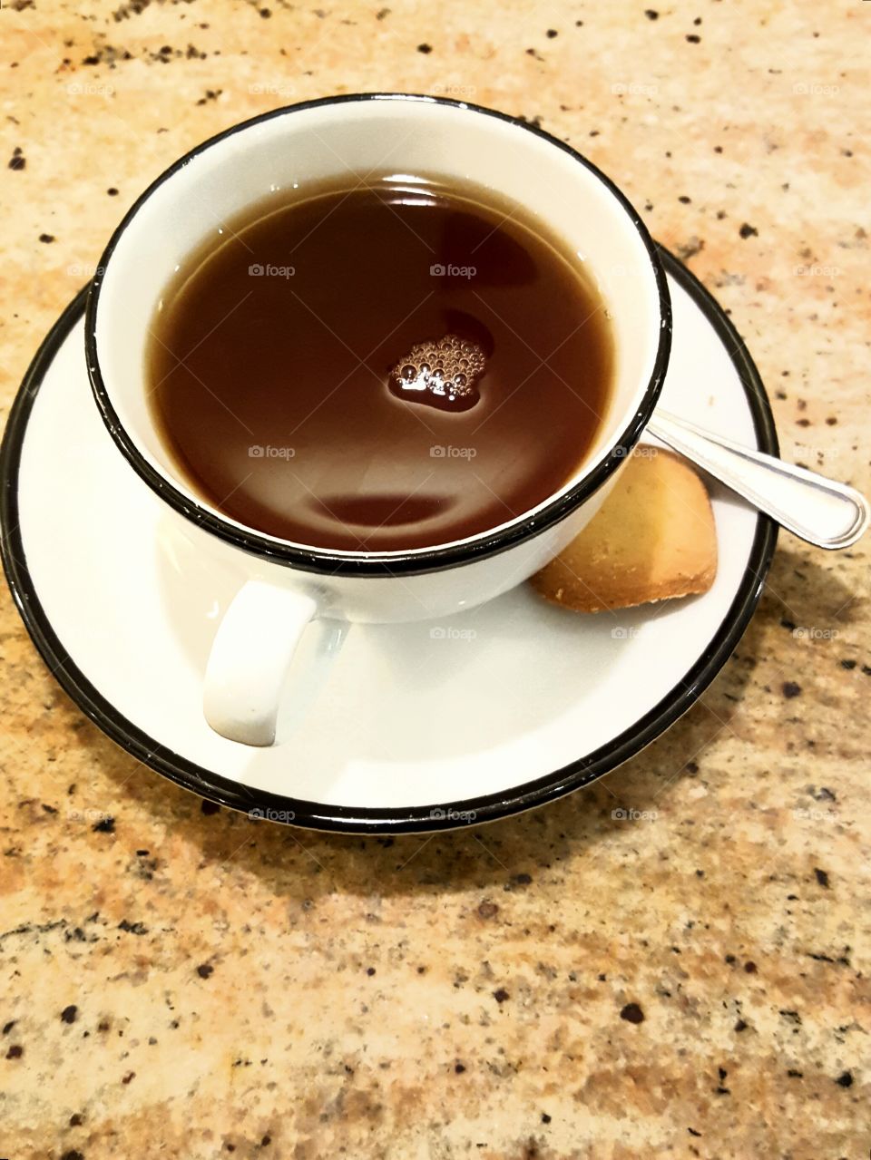 A cup of a black tea