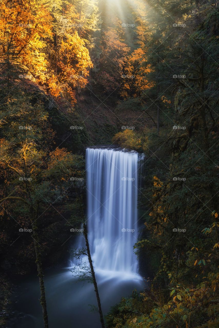 Lower south Falls in autumn 