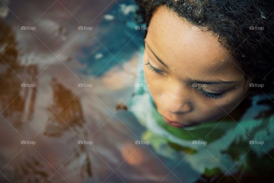 Girl Swimming 