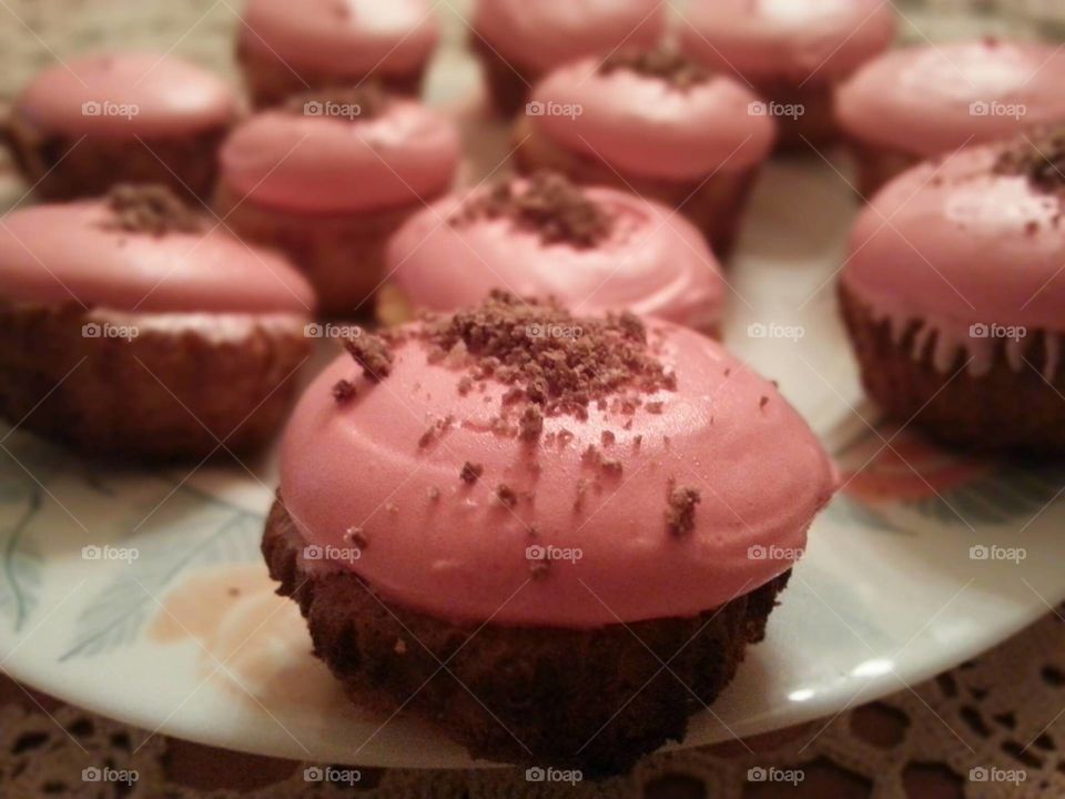 Cupcakes. Homemade cupcakes