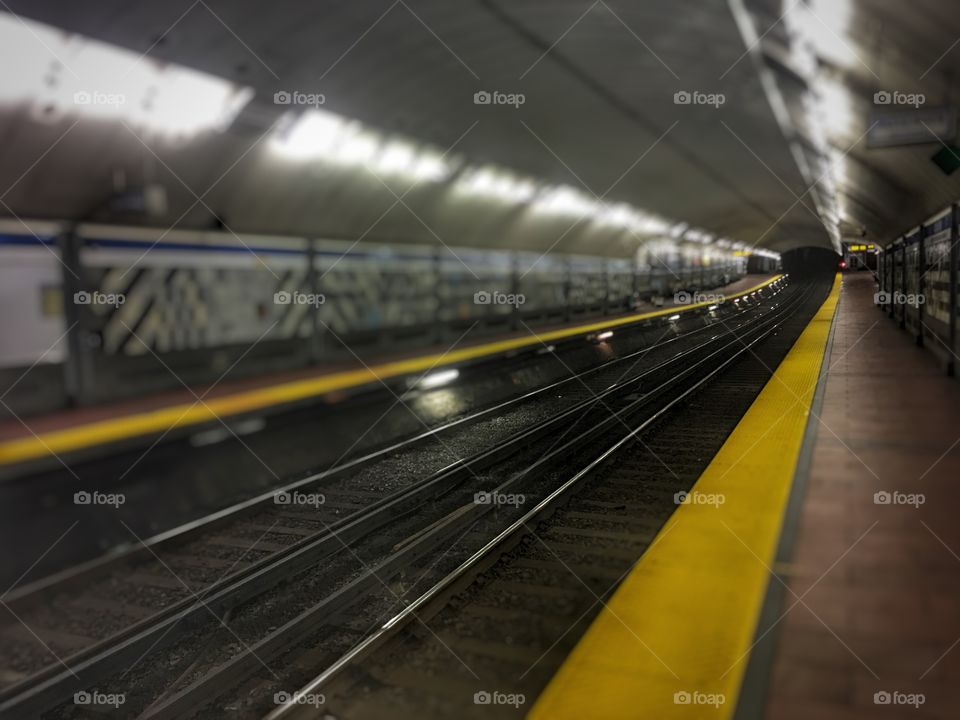 Subway station in Boston