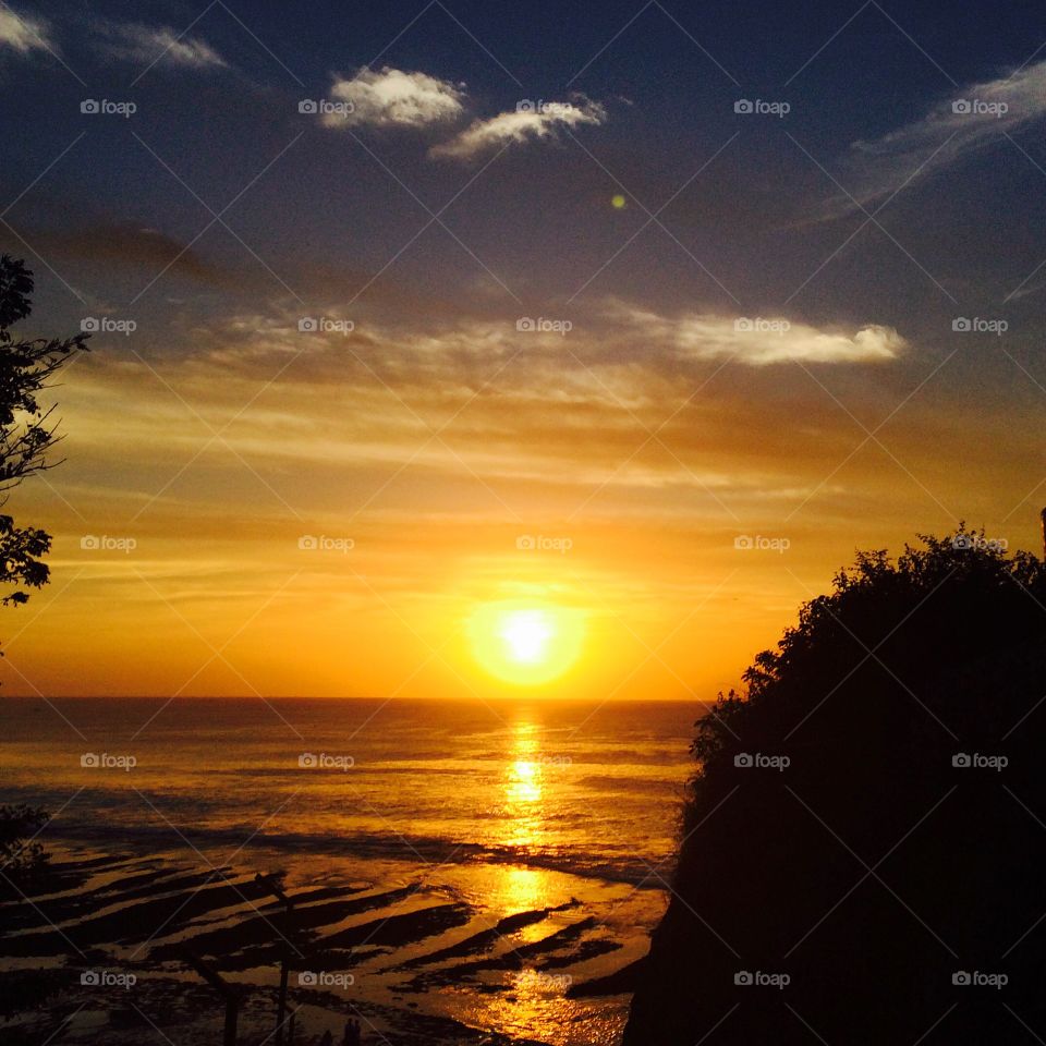 Sunset in Balangan Beach