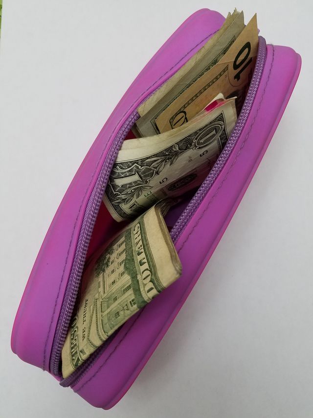 My baby little pink purse.