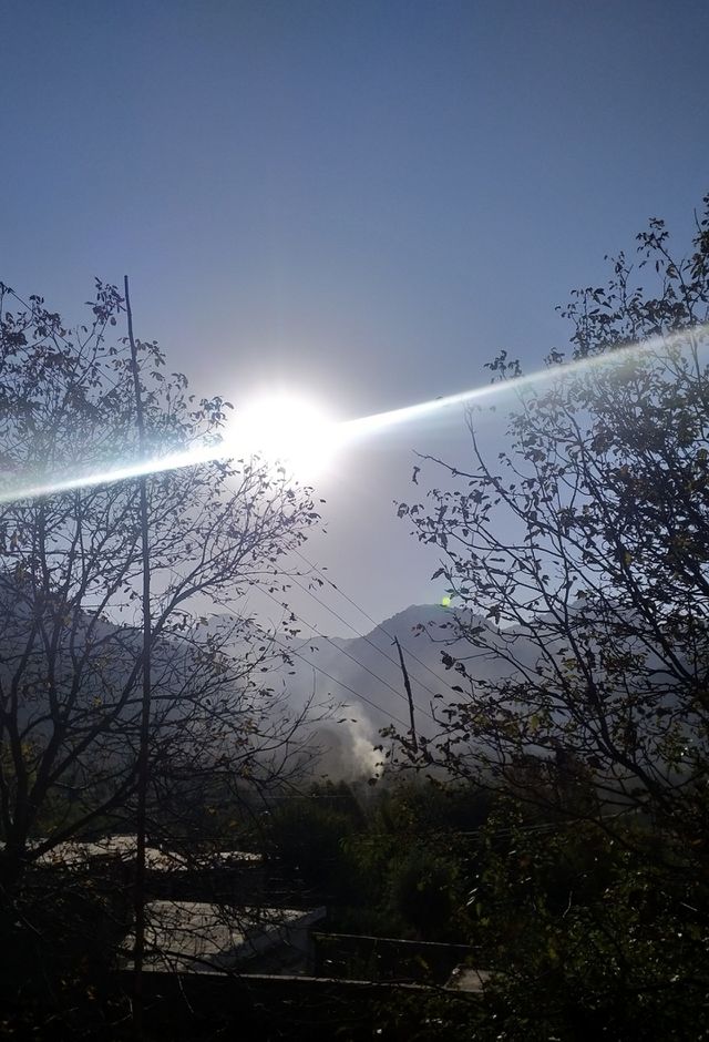 sun is shining