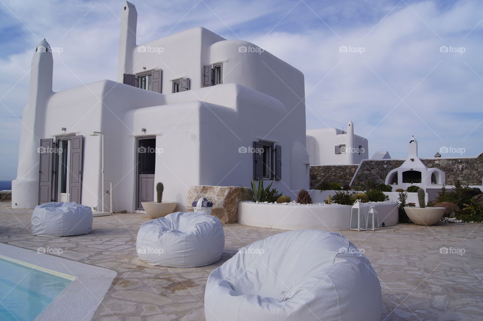 Greek Villa - This is the villa that I was fortunate enough to stay at when traveling to Greece for my friends wedding.