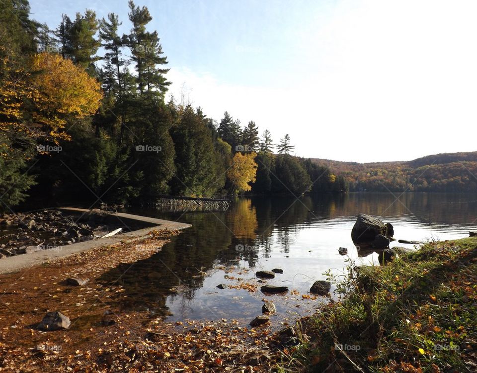 Lake at Gatineau Park Quebec