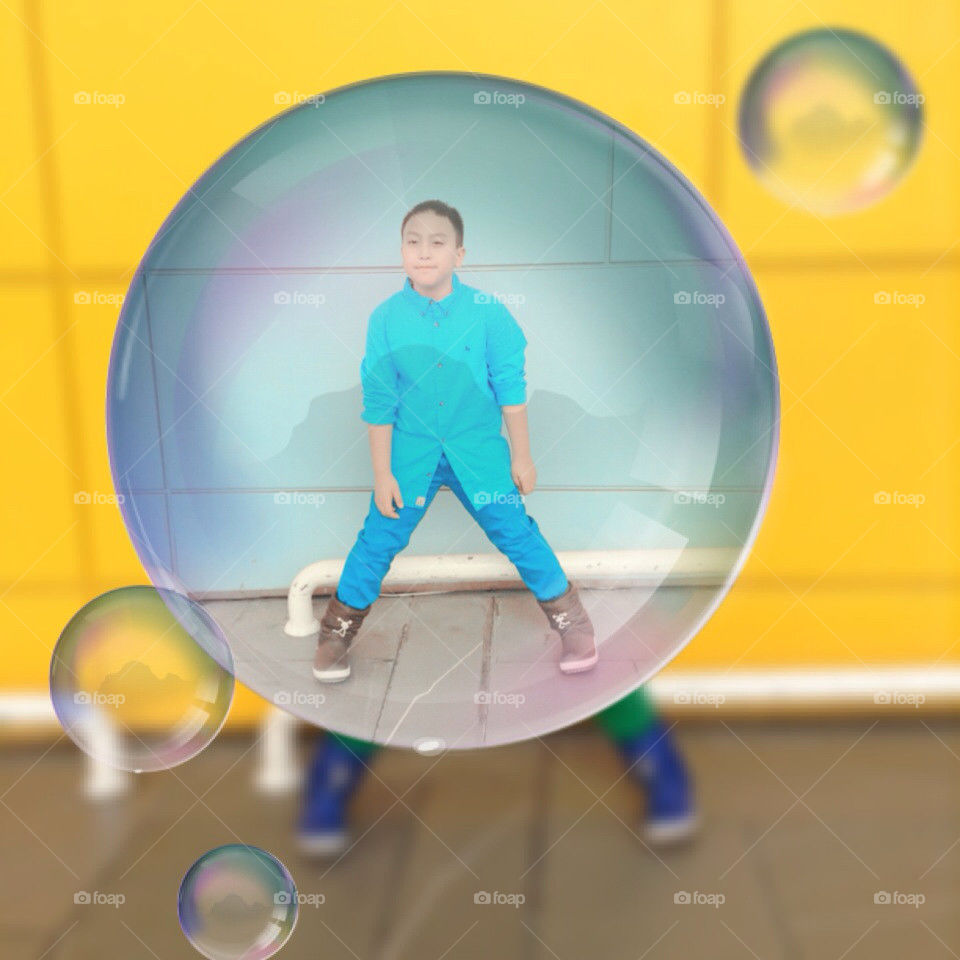Me in bubble