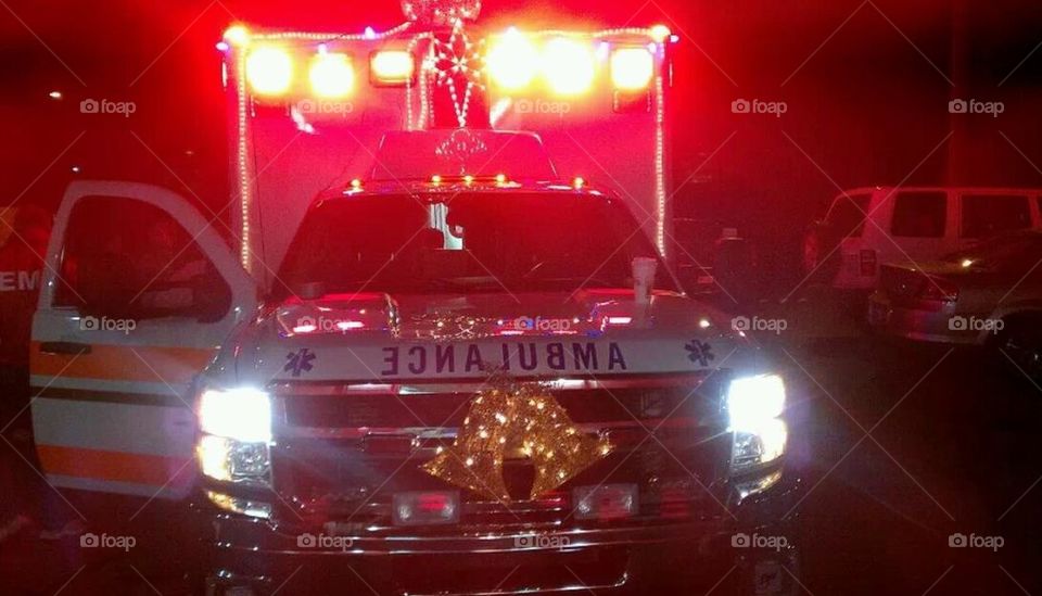 ambulance christmas