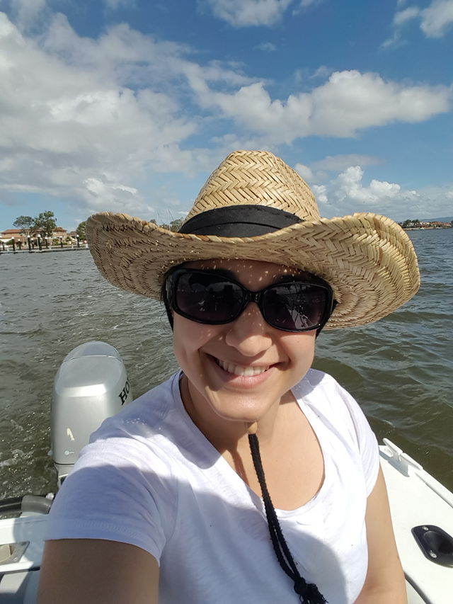 I'm on a boat!