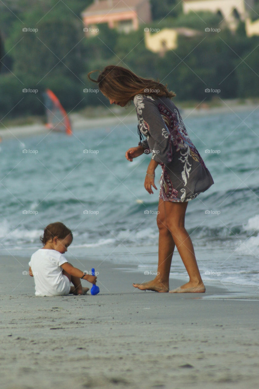beach italy girl happy by medelis