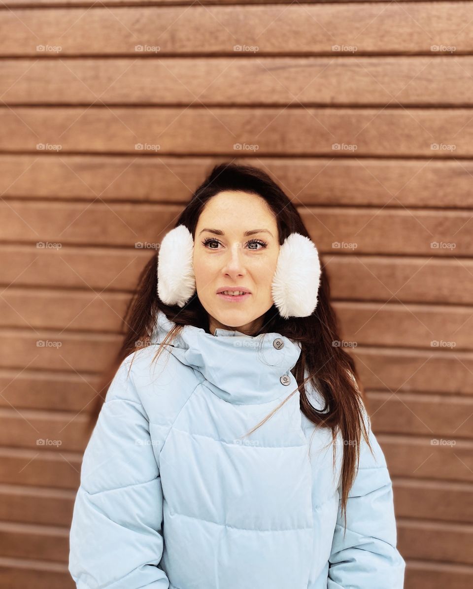 Outdoors girl portrait